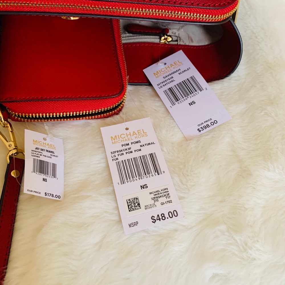 Michael Kors (3pcs) Savannah LG Satchel - Picture 7 of 8